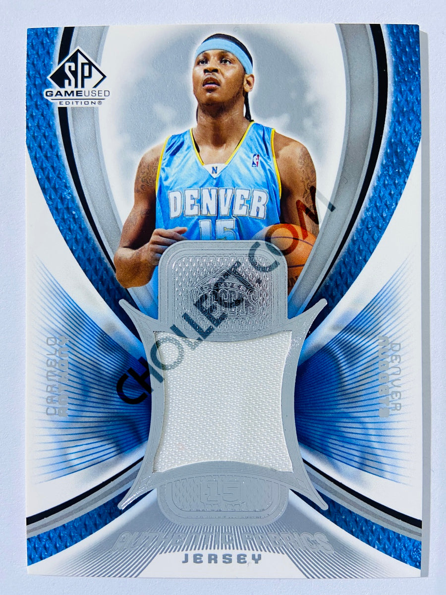 Carmelo Anthony - Denver Nuggets 2004-05 Upper Deck SP Games Used Edition Authentic Fabrics Jersey #AF-CA