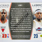 Michael Jordan - Chicago Bulls / LeBron James - Cleveland Cavaliers 2005 Upper Deck Dual Insert #LJMJ1