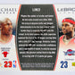 Michael Jordan - Chicago Bulls / LeBron James - Cleveland Cavaliers 2005 Upper Deck Dual Insert #LJMJ3