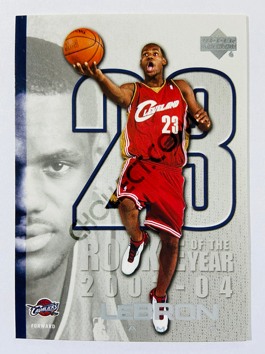 LeBron James - Cleveland Cavaliers 2005 Upper Deck Bonus Insert Rookie of the Year 2003-04 #LJ21