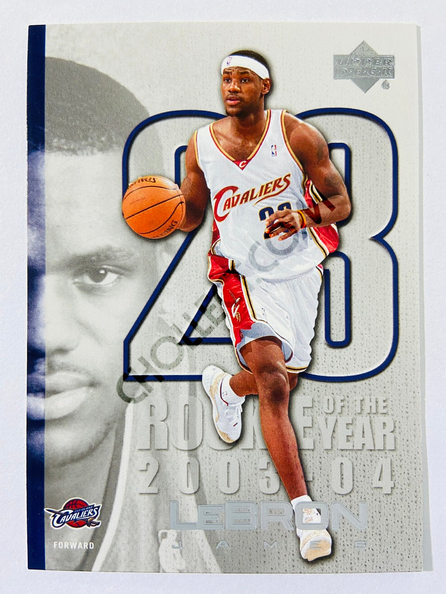 LeBron James - Cleveland Cavaliers 2005 Upper Deck Bonus Insert Rookie of the Year 2003-04 #LJ40