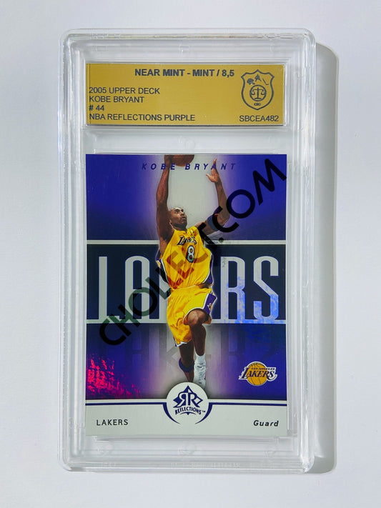 Kobe Bryant - Los Angeles Lakers 2005-06 Upper Deck NBA Reflections Purple #44 [GS NM/MT 8.5] SN: SBCEA482