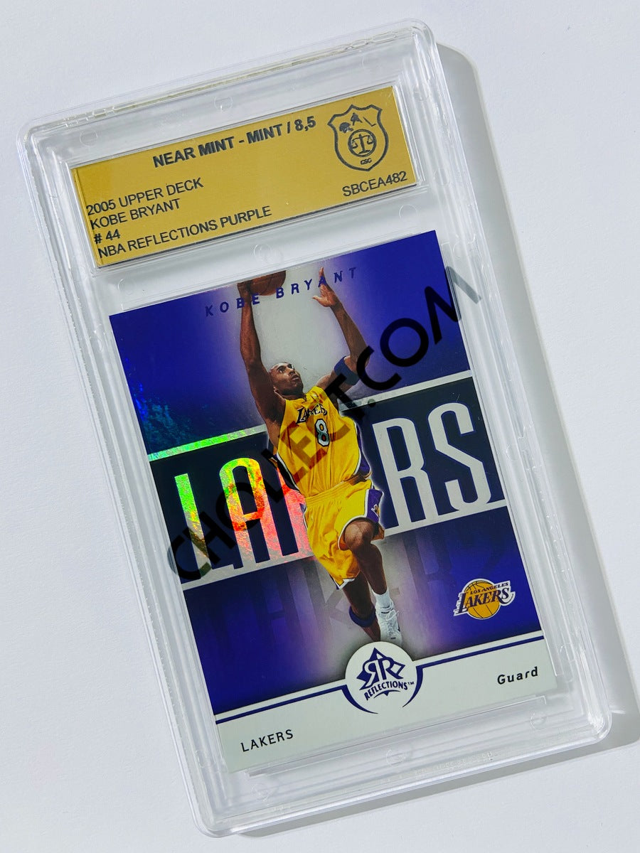 Kobe Bryant - Los Angeles Lakers 2005-06 Upper Deck NBA Reflections Purple #44 [GS NM/MT 8.5] SN: SBCEA482