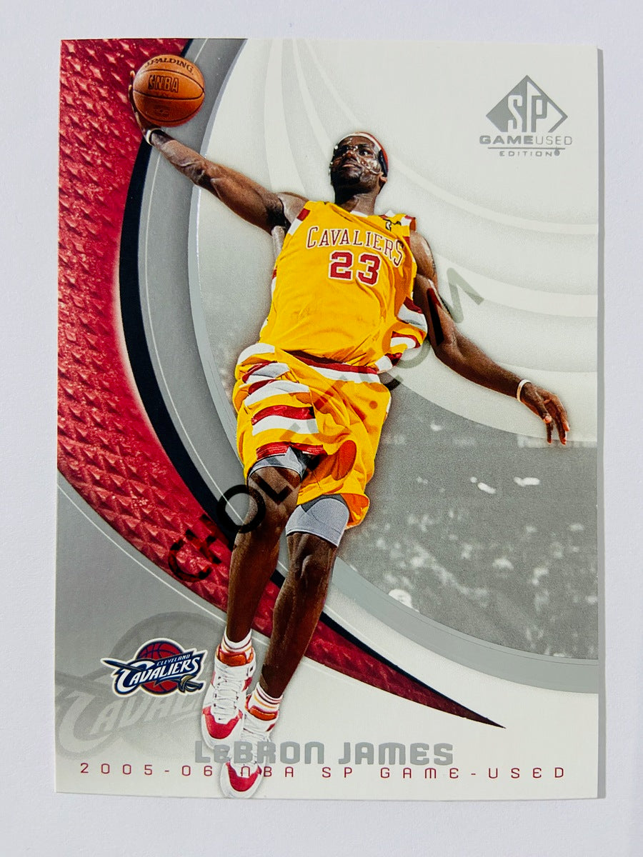 Lebron James – Cleveland Cavaliers 2005-06 Upper Deck SP Authentic Game-Used #16