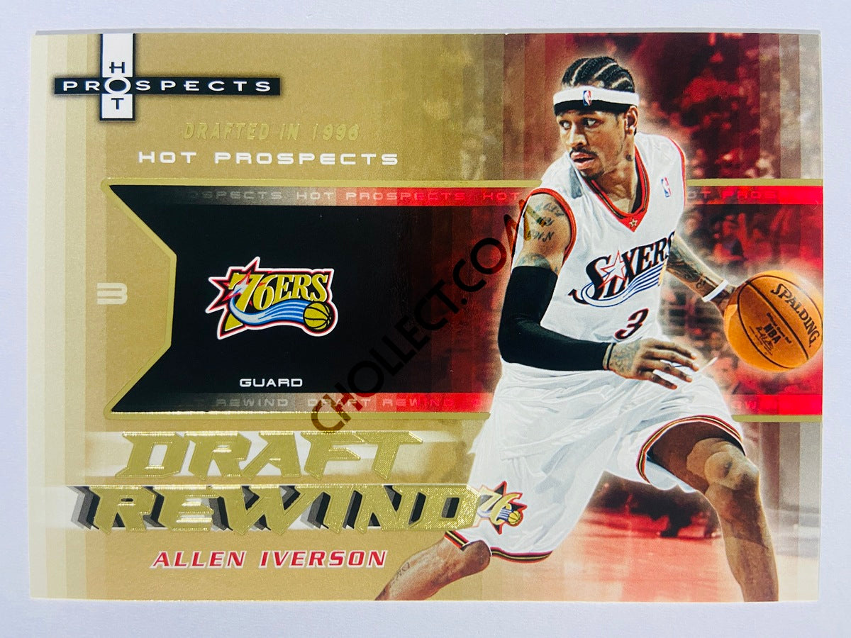 Allen Iverson - Philadelphia 76ers 2006-07 Upper Deck Hot Prospects Draft Rewind #DR-IV