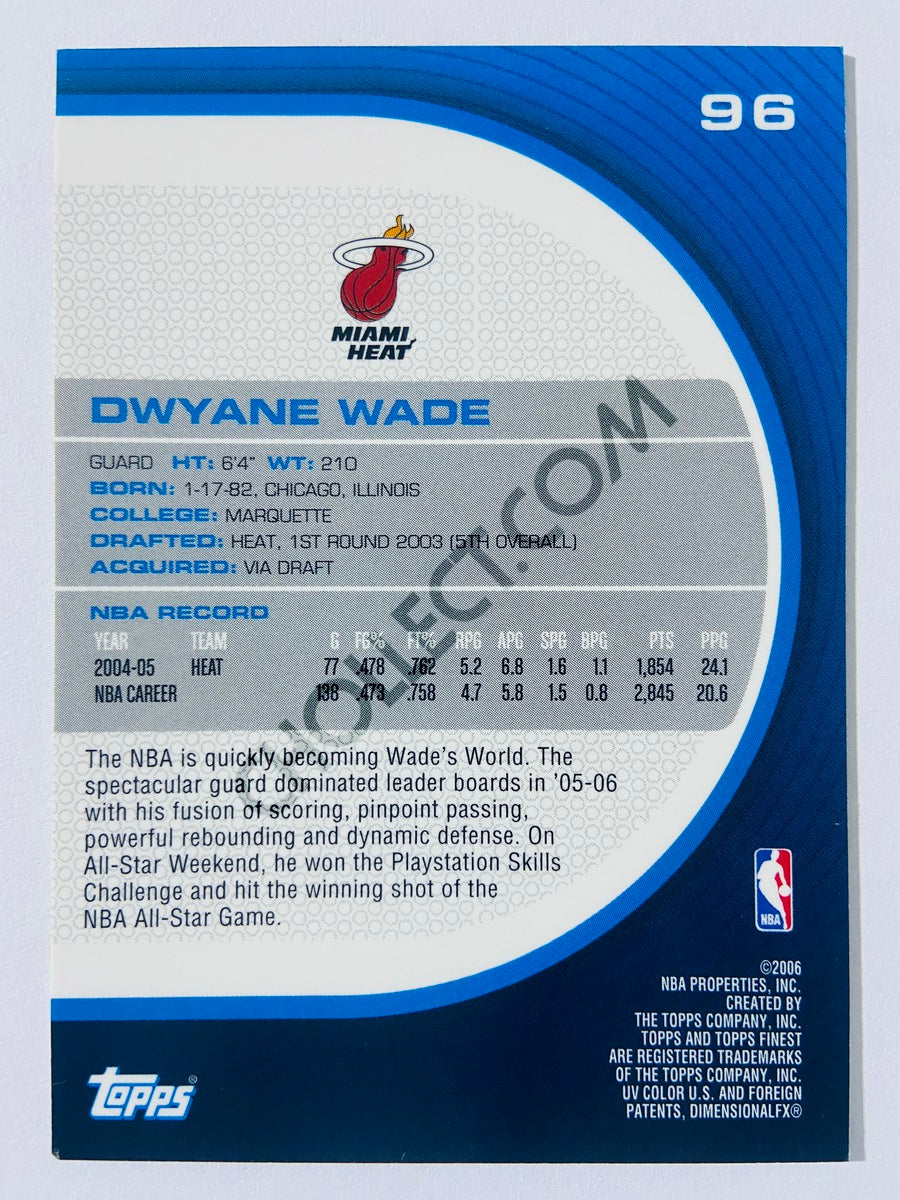 Dwyane Wade - Miami Heat 2006 Topps Finest #96