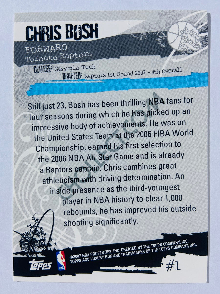 Chris Bosh - Toronto Raptors 2006-07 Topps Luxury Box #1