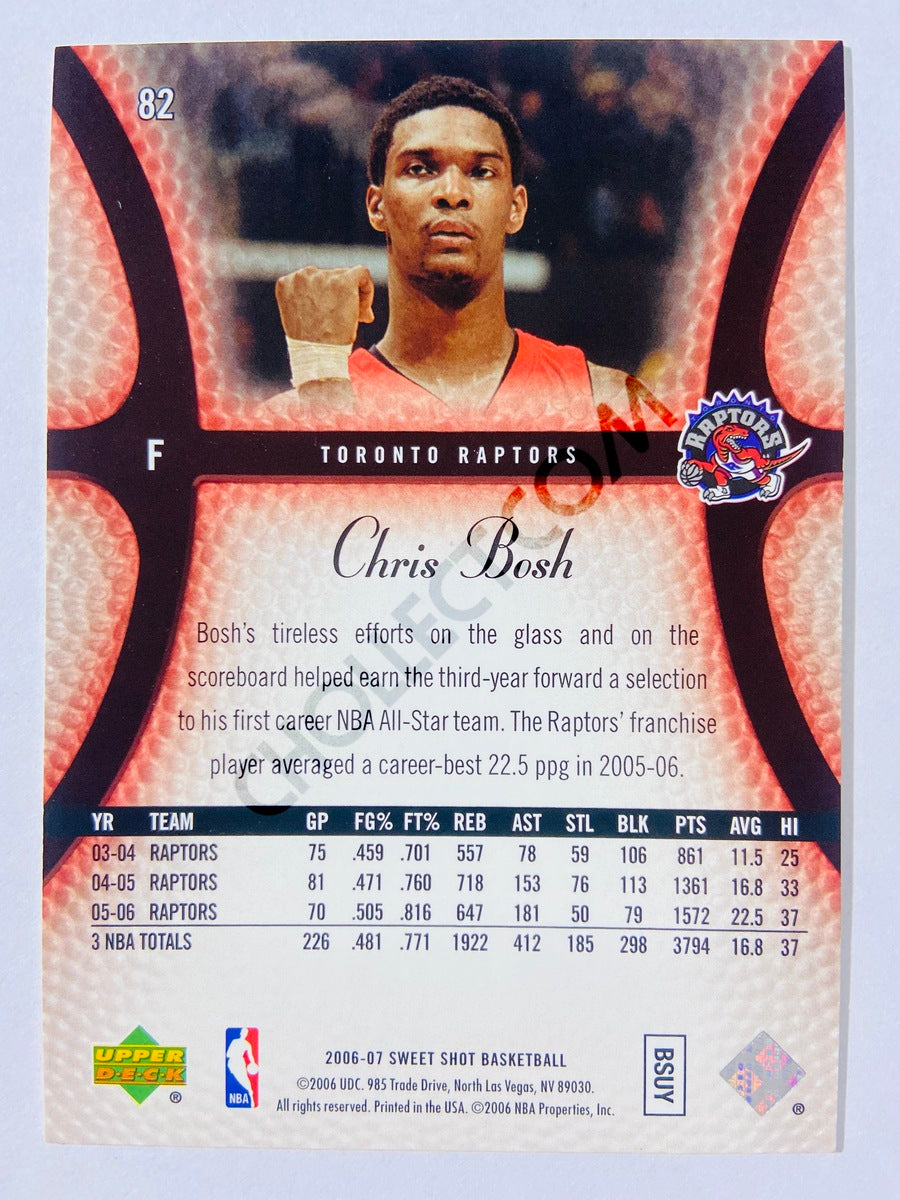 Chris Bosh - Toronto Raptors 2006-07 Upper Deck Sweet Shot #82