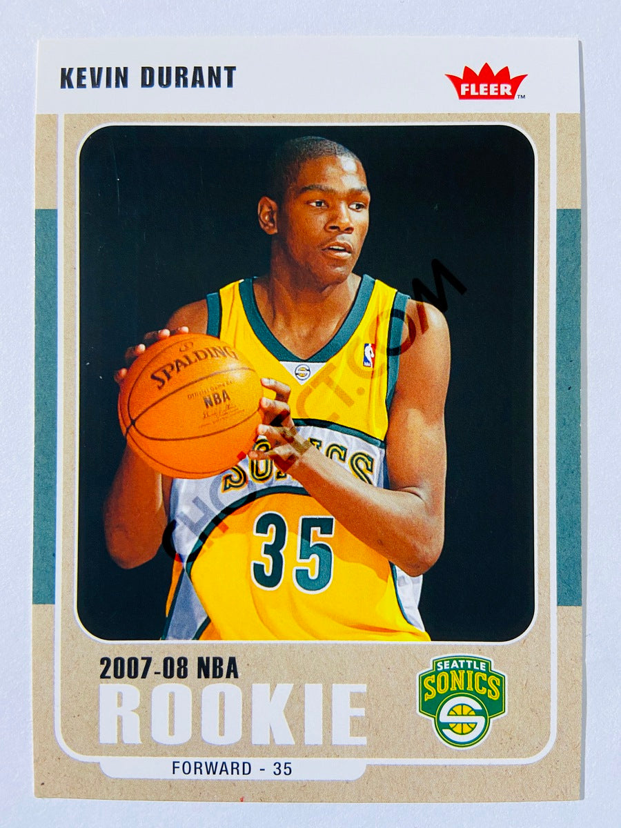Kevin Durant - Oklahoma City Thunder 2007-08 Fleer Rookie Card #212