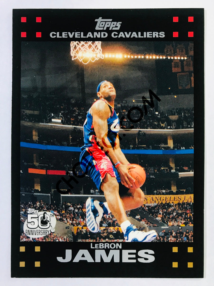 LeBron James - Cleveland Cavaliers 2007 Topps 50th Anniversary #23