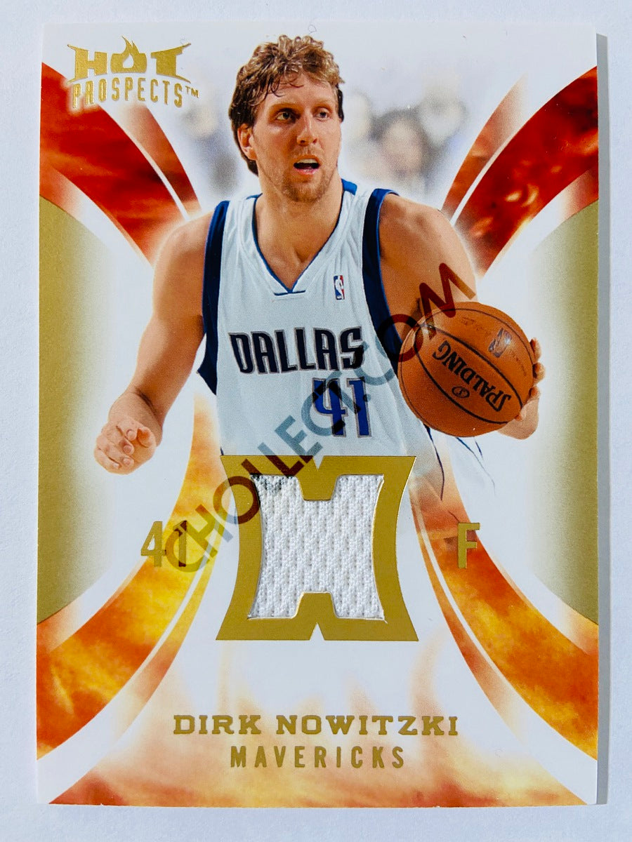 Dirk Nowitzki - Dallas Mavericks 2008-09 Fleer Hot Prospects Hot Materials #HM-DN