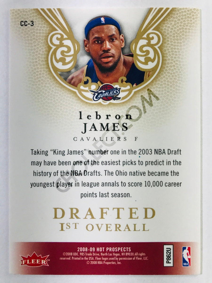 LeBron James - Cleveland Cavaliers 2008-09 Fleer Hot Prospects Cream of the Crop #CC-3