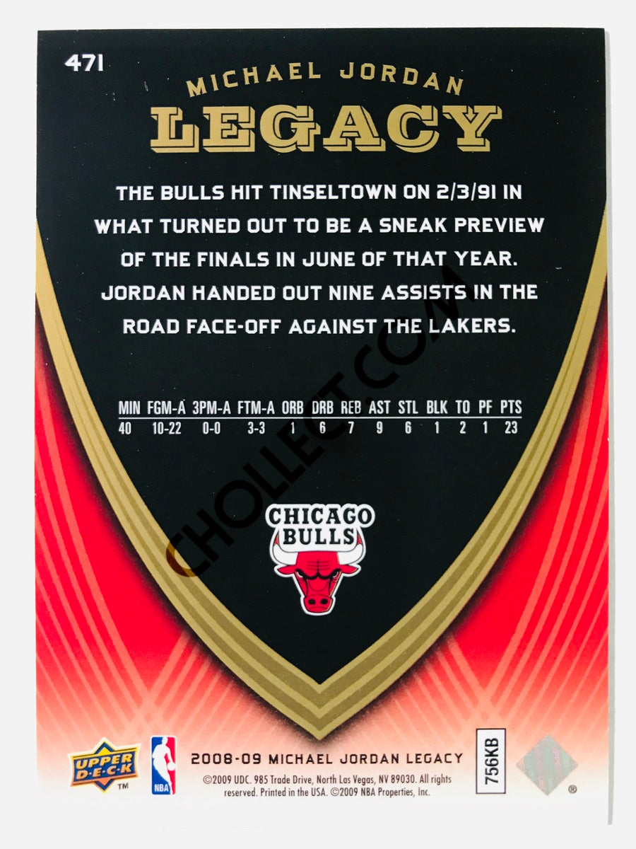 Michael Jordan - Chicago Bulls 2008-09 Michael Jordan Legacy #471