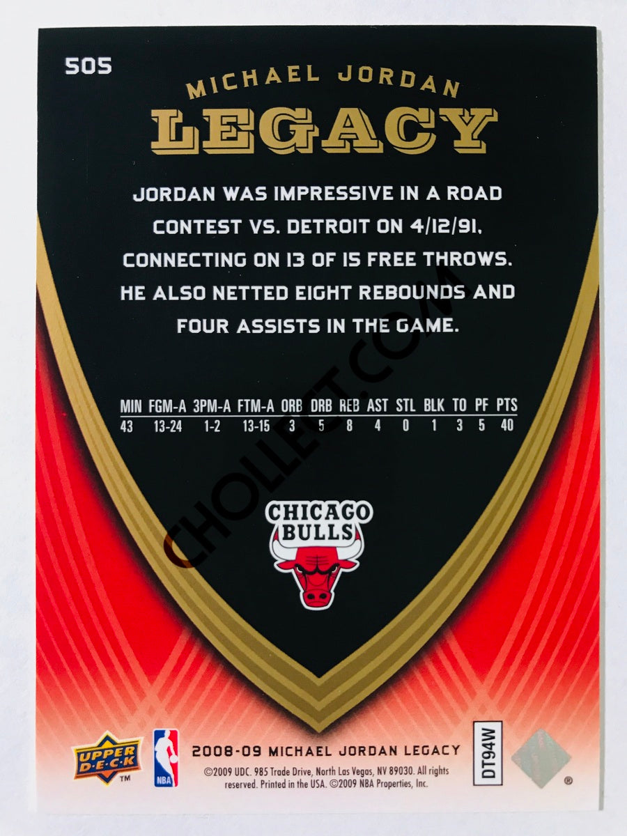 Michael Jordan - Chicago Bulls 2008-09 Michael Jordan Legacy #505