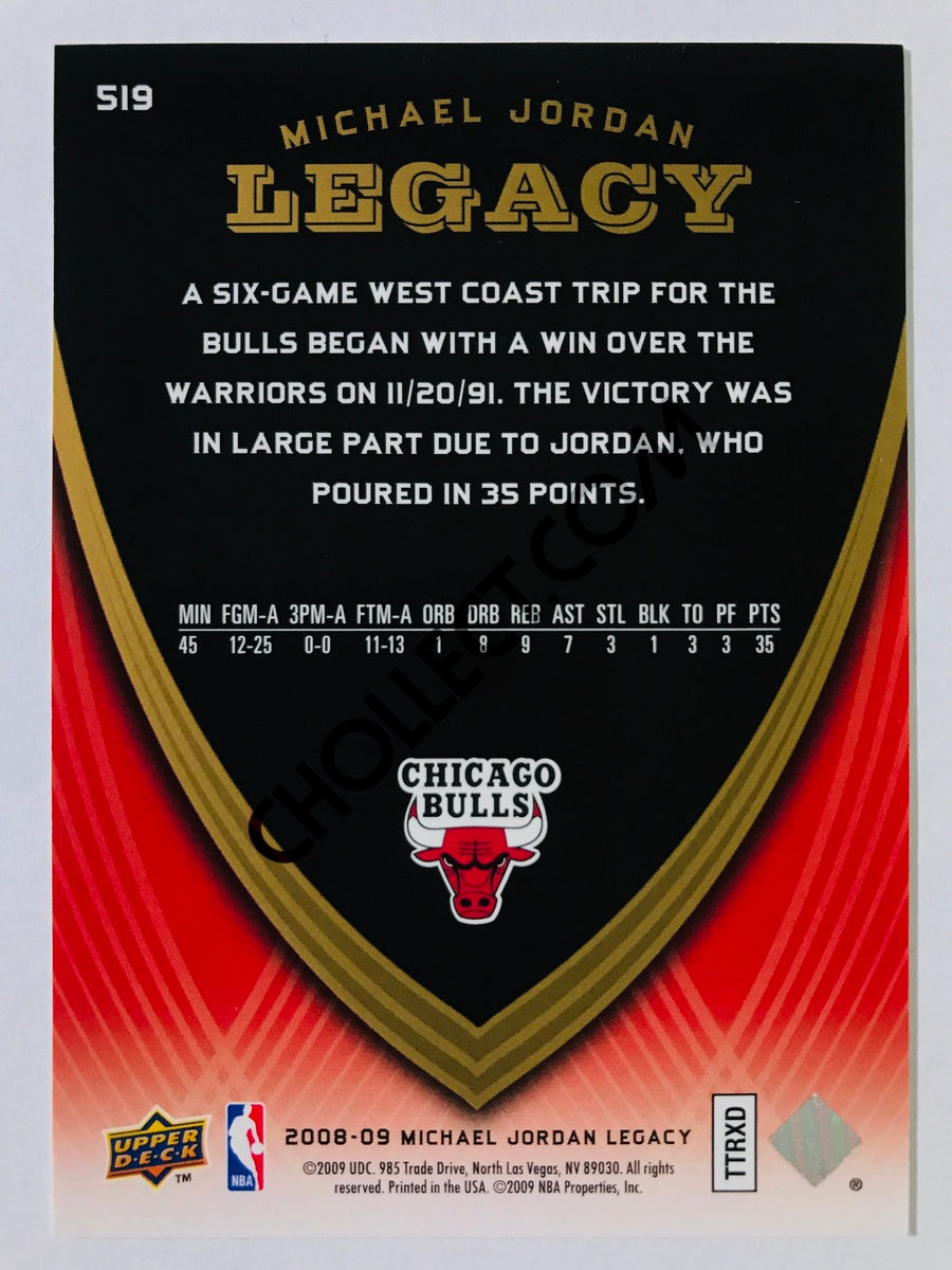 Michael Jordan - Chicago Bulls 2008-09 Michael Jordan Legacy #519