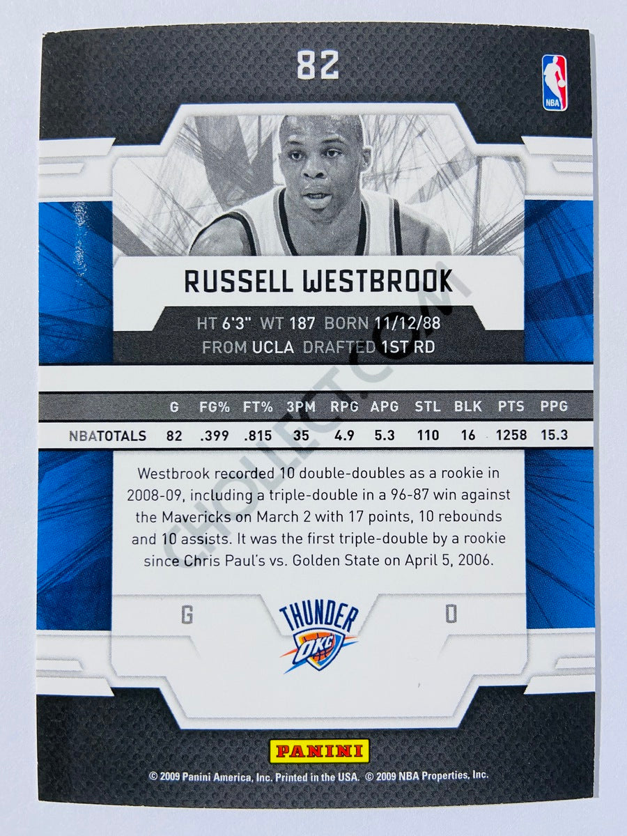 Russell Westbrook - Oklahoma City Thunder 2009-10 Panini Donruss Elite #82