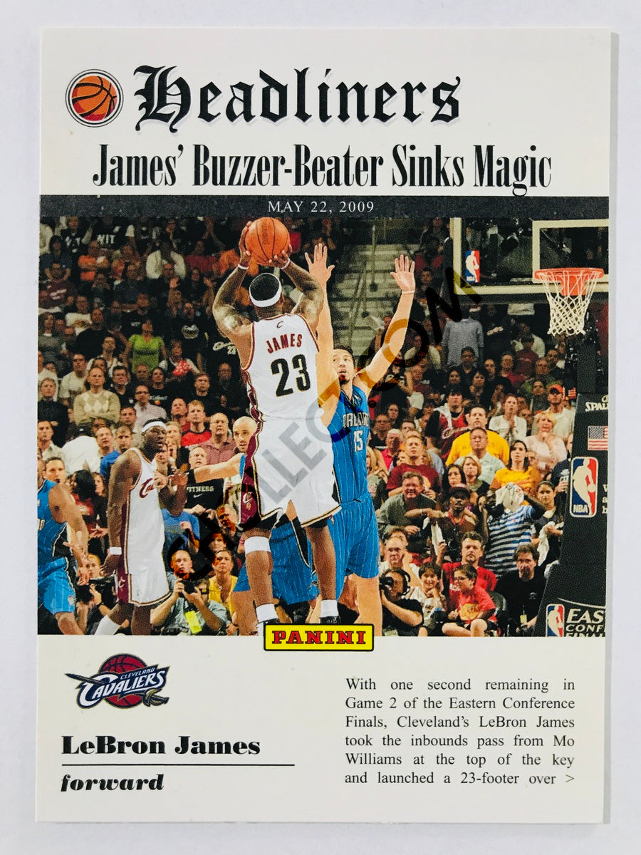 LeBron James - Cleveland Cavaliers 2009-10 Panini Headliners #7