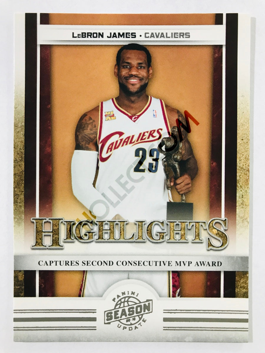 LeBron James - Cleveland Cavaliers 2009-10 Panini Season Update Highlights #18