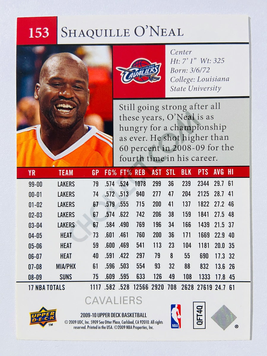 Shaquille O'Neal – Cleveland Cavaliers 2009-10 Upper Deck #153