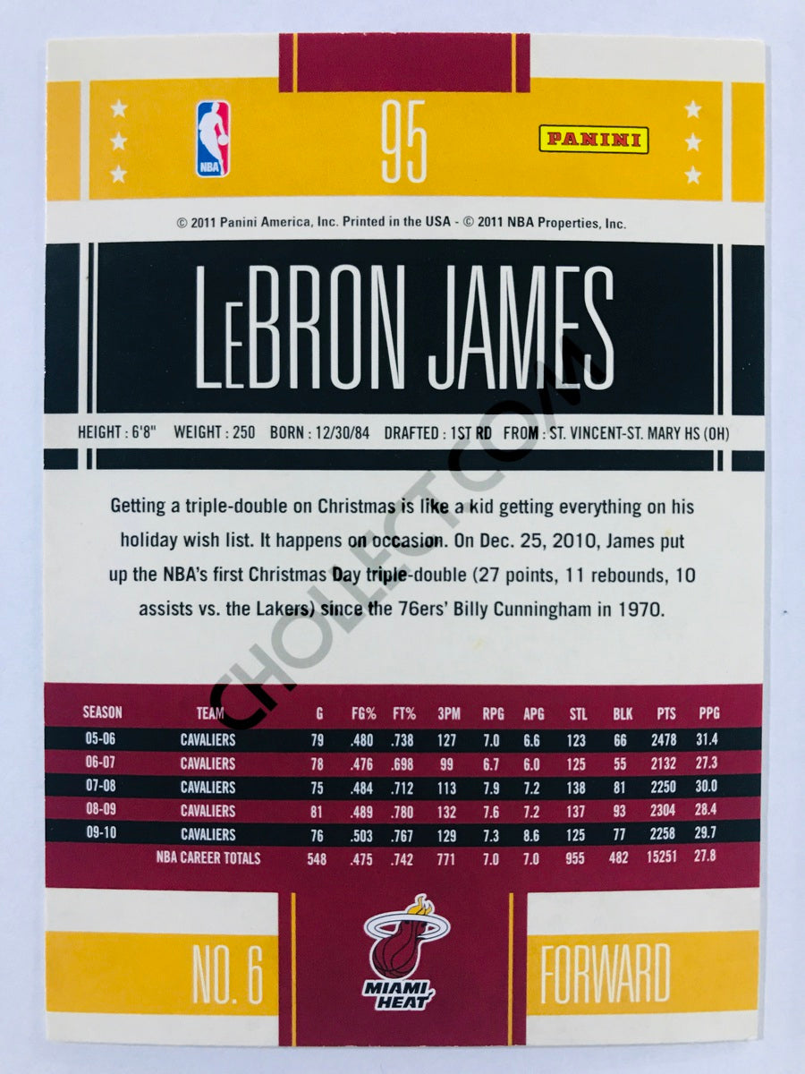 LeBron James - Miami Heat 2010-11 Panini Classics #96