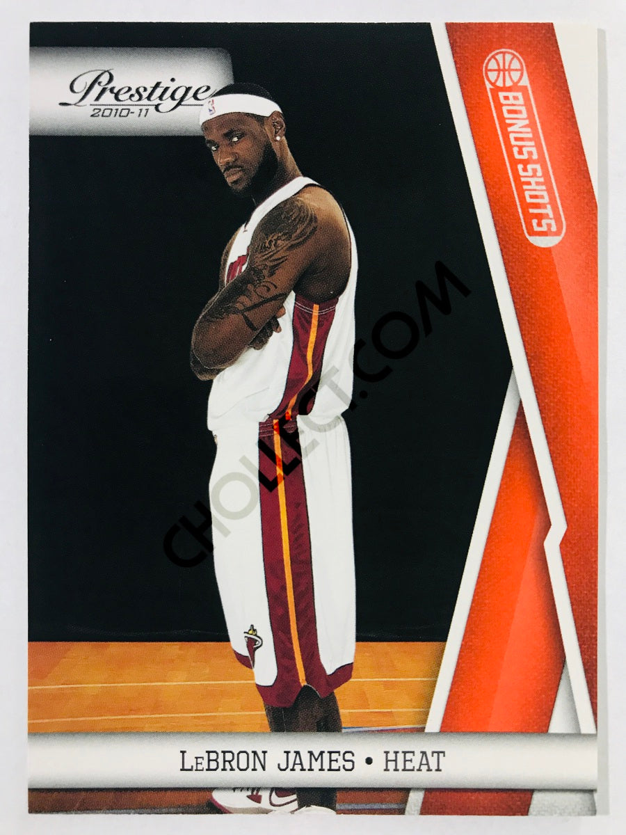 LeBron James - Miami Heat 2010-11 Panini Prestige Bonus Shots #20 92/499