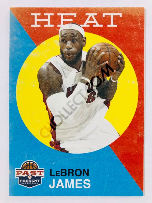 LeBron James - Miami Heat 2010-11 Panini Past and Present #137