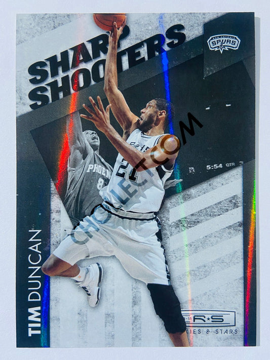 Tim Duncan - San Antonio Spurs 2010-11 Panini Rookies & Stars Sharp Shooters #14 | 073/199