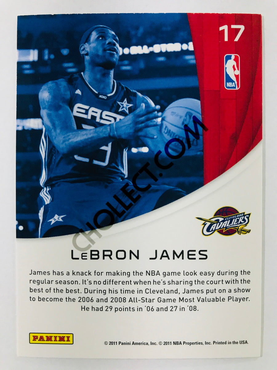 LeBron James - Cleveland Cavaliers 2010-11 Panini Season Update All-Stars #17