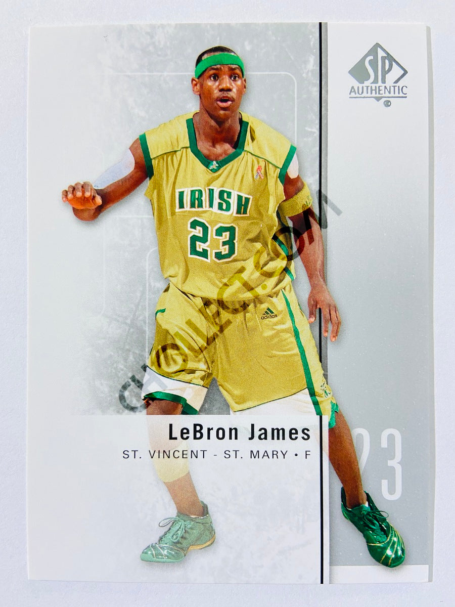 LeBron James - St. Vincent / St. Mary 2011-12 Upper Deck SP Authentic #2