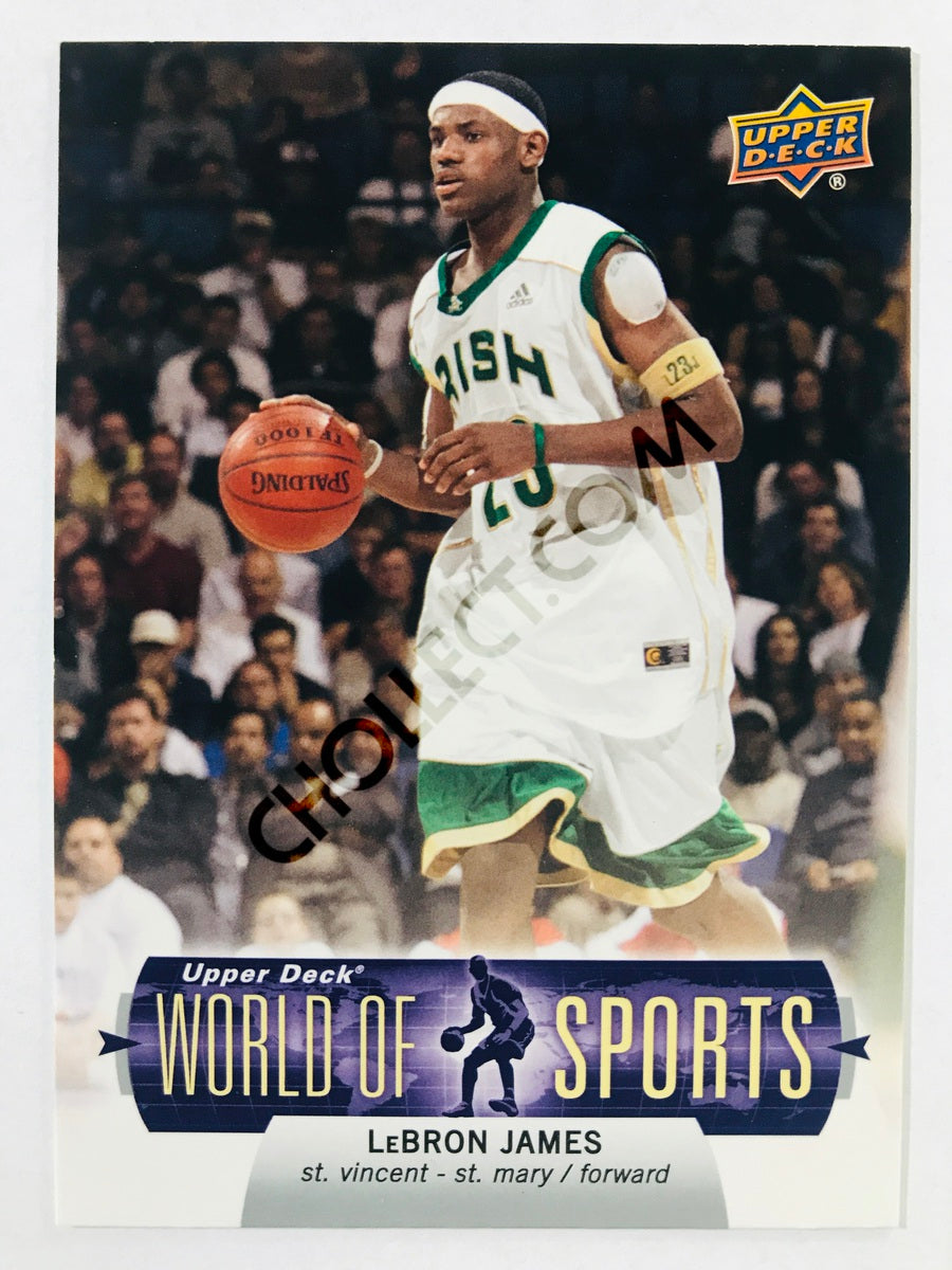 LeBron James - St. Vincent / St. Mary 2011-12 Upper Deck World of Sports #33