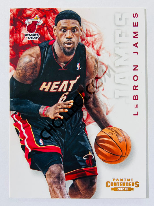 LeBron James - Miami Heat 2012-13 Panini Contenders #80