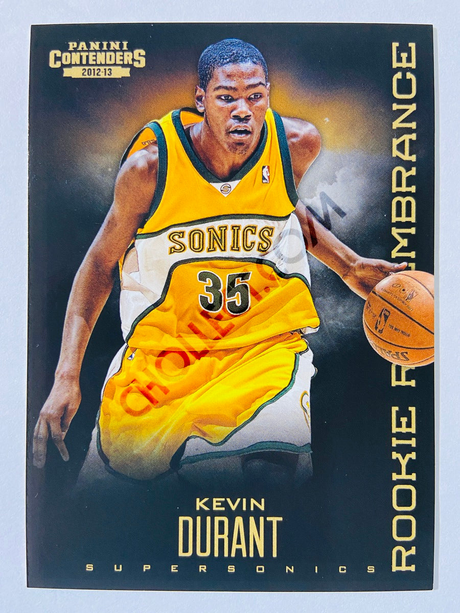 Kevin Durant - Oklahoma City Thunder 2012-13 Panini Contenders Rookie Remembrance #4