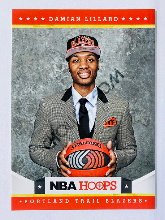 Damian Lillard - Portland Trail Blazers 2012-13 Panini Hoops Rookie Card #280