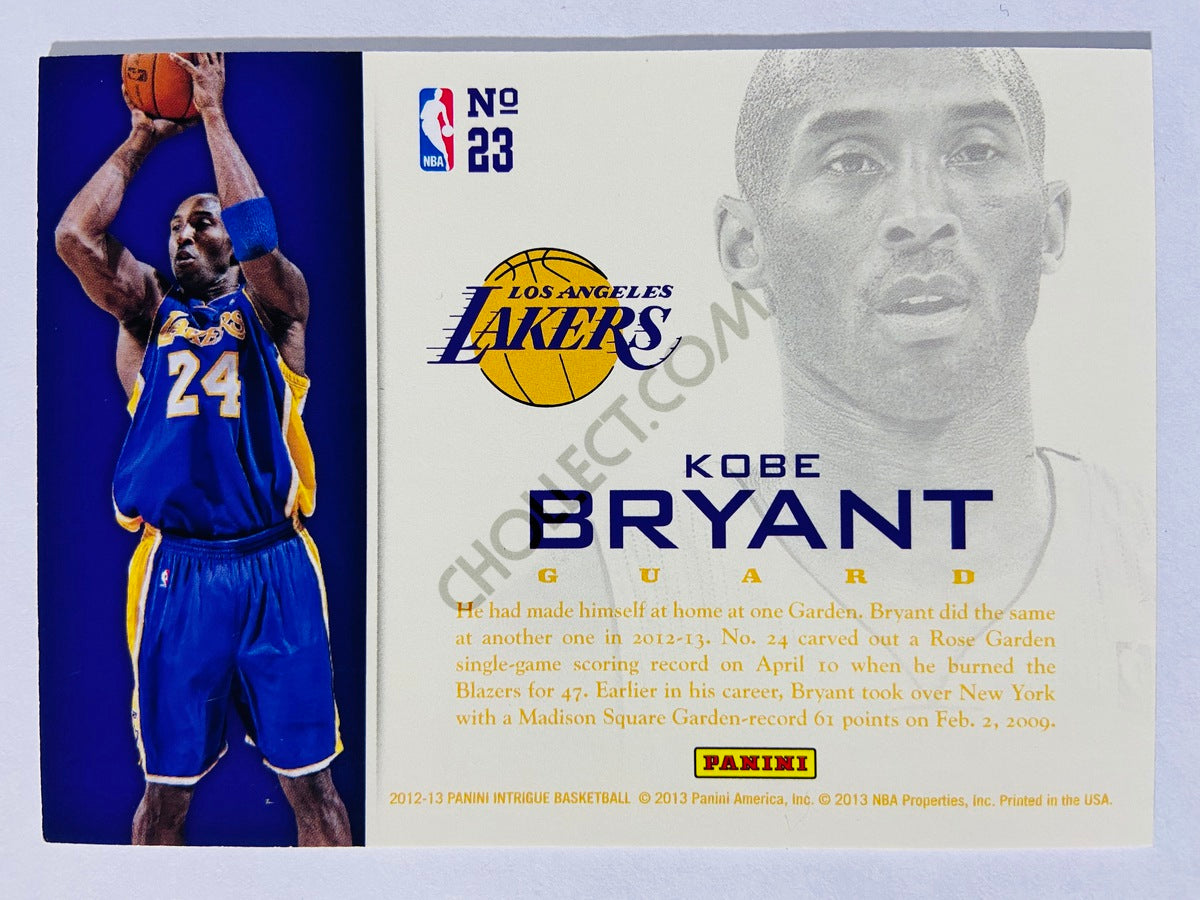 Kobe Bryant - Los Angeles Lakers 2012-13 Panini Intrigue Intriguing Players #23