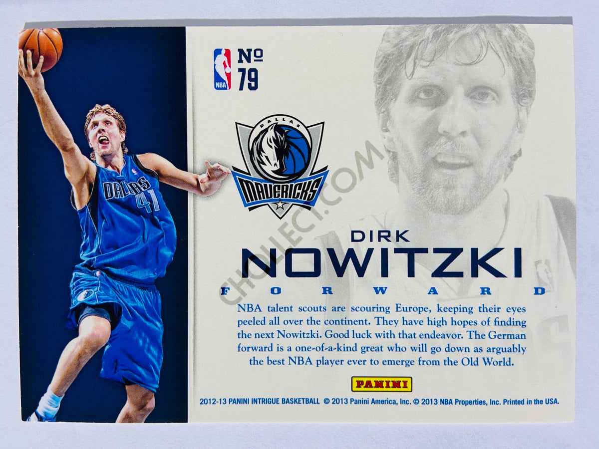 Dirk Nowitzki - Dallas Mavericks 2012-13 Panini Intrigue Intriguing Players #79