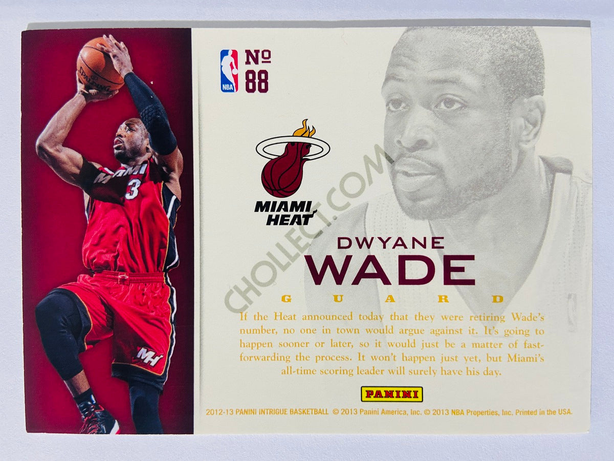 Dwyane Wade - Miami Heat 2012-13 Panini Intrigue Intriguing Players #88