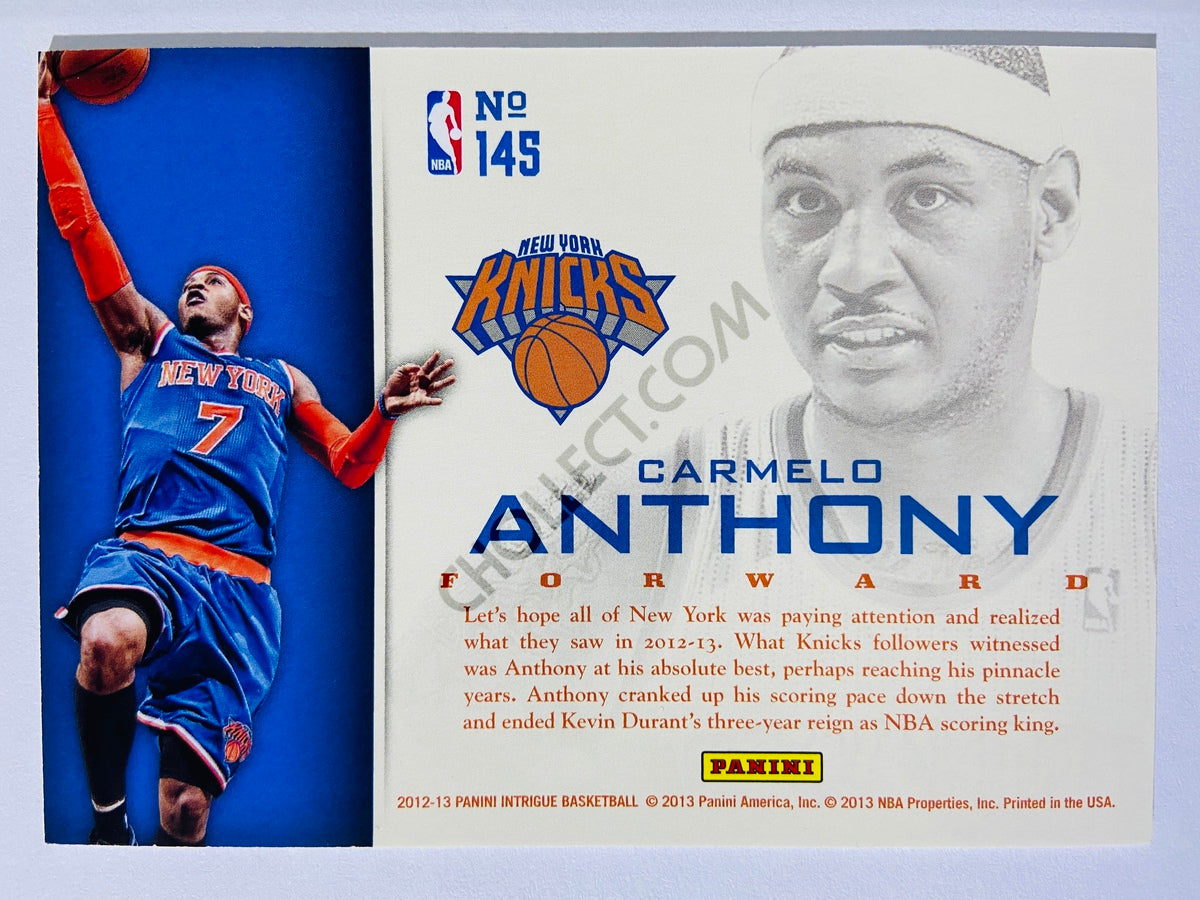 Carmelo Anthony - New York Knicks 2012-13 Panini Intrigue Intriguing Player #145