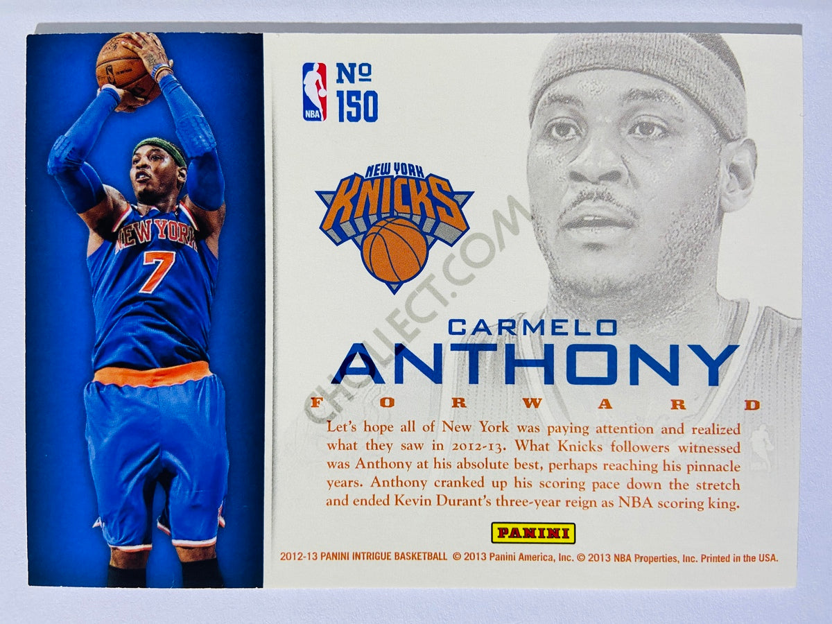 Carmelo Anthony - New York Knicks 2012-13 Panini Intrigue Intriguing Player #150