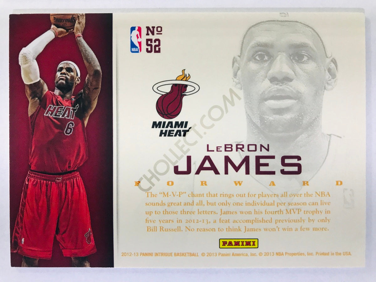 LeBron James - Miami Heat 2013-14 Panini Intrigue Intriguing Player #52