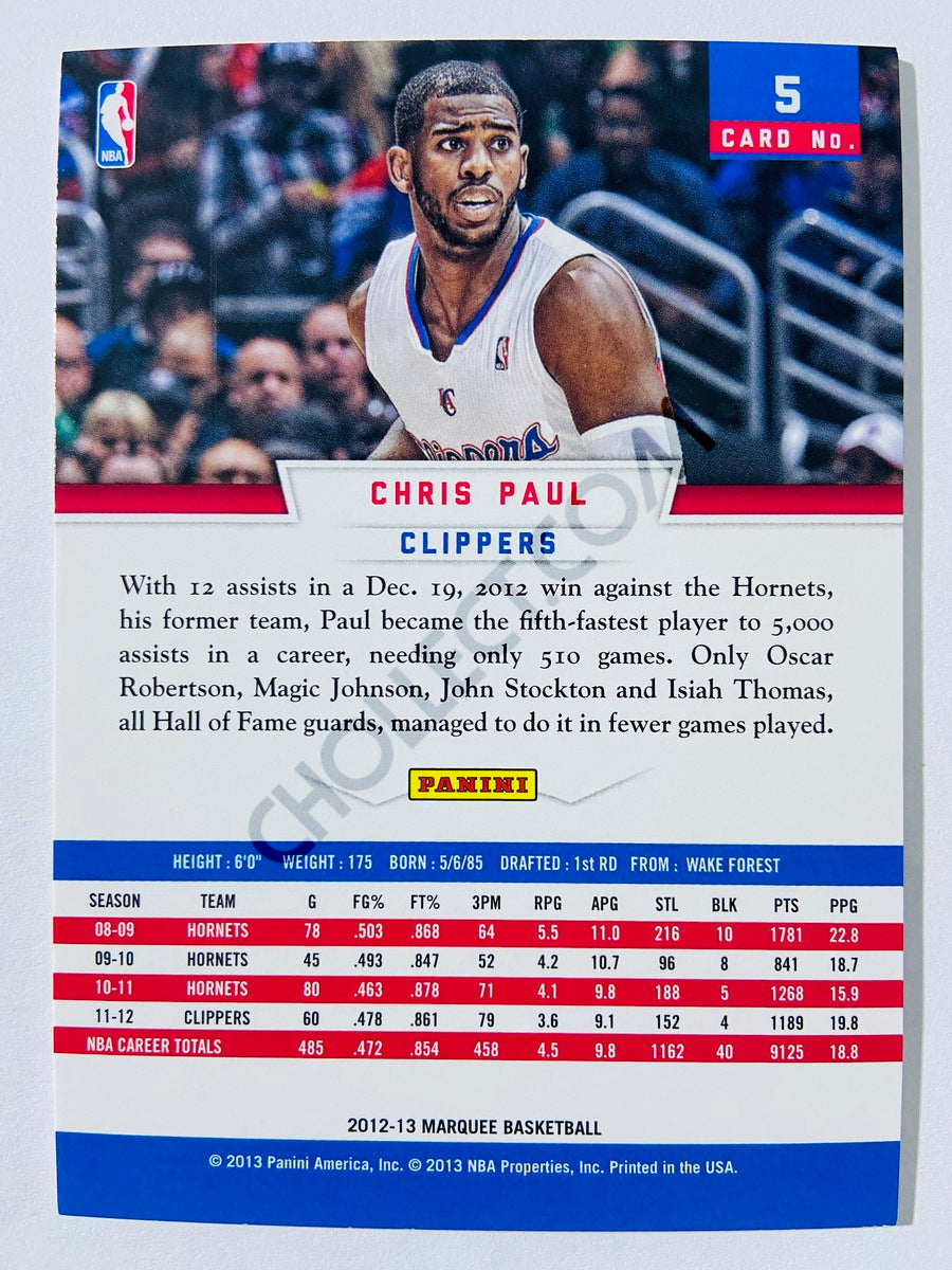 Chris Paul – Los Angeles Clippers 2012-13 Panini Marquee #5