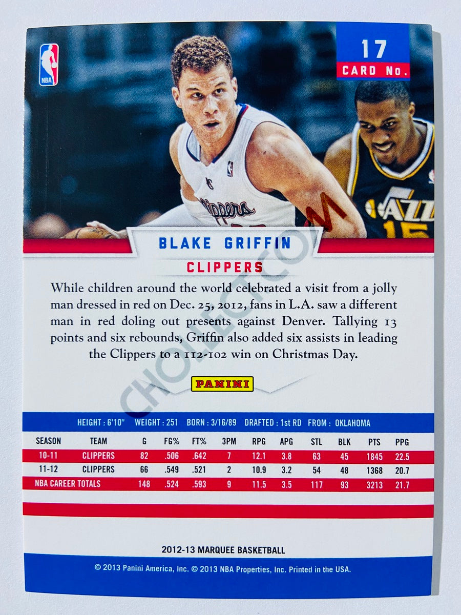 Blake Griffin – Los Angeles Clippers 2012-13 Panini Marquee #17