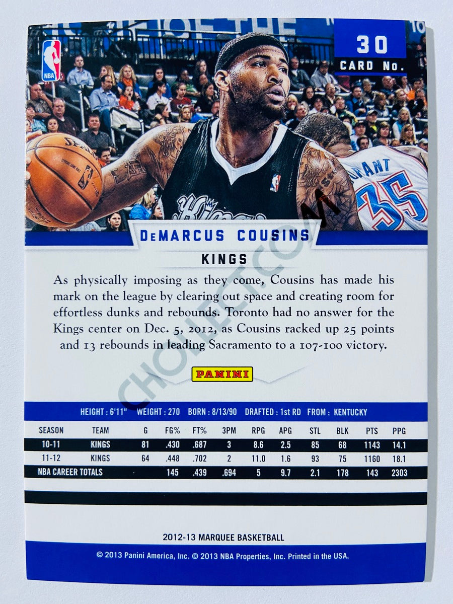 DeMarcus Cousins – Sacramento Kings 2012-13 Panini Marquee #30