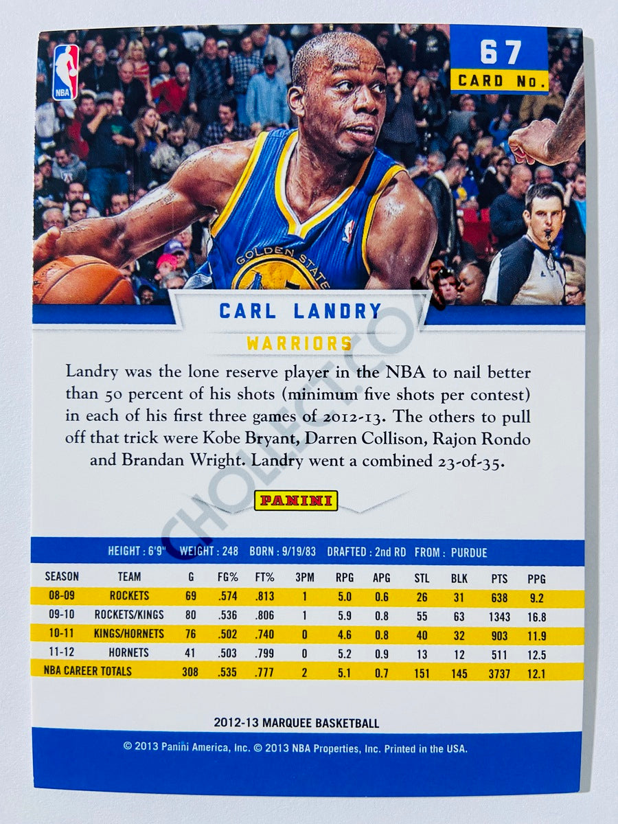 Carl Landry – Golden State Warriors 2012-13 Panini Marquee #67