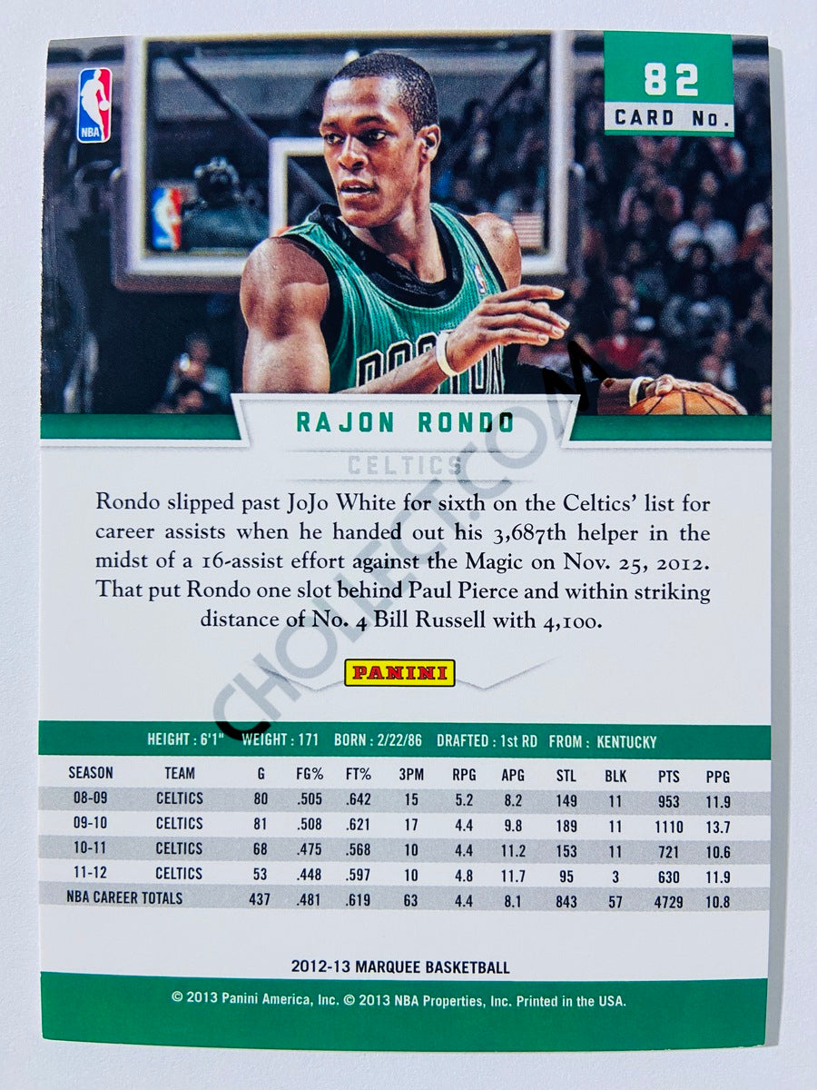 Rajon Rondo – Boston Celtics 2012-13 Panini Marquee #82
