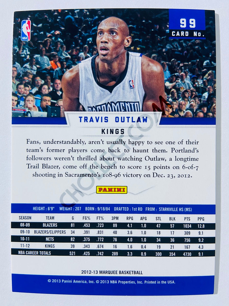 Travis Outlaw – Sacramento Kings 2012-13 Panini Marquee #99