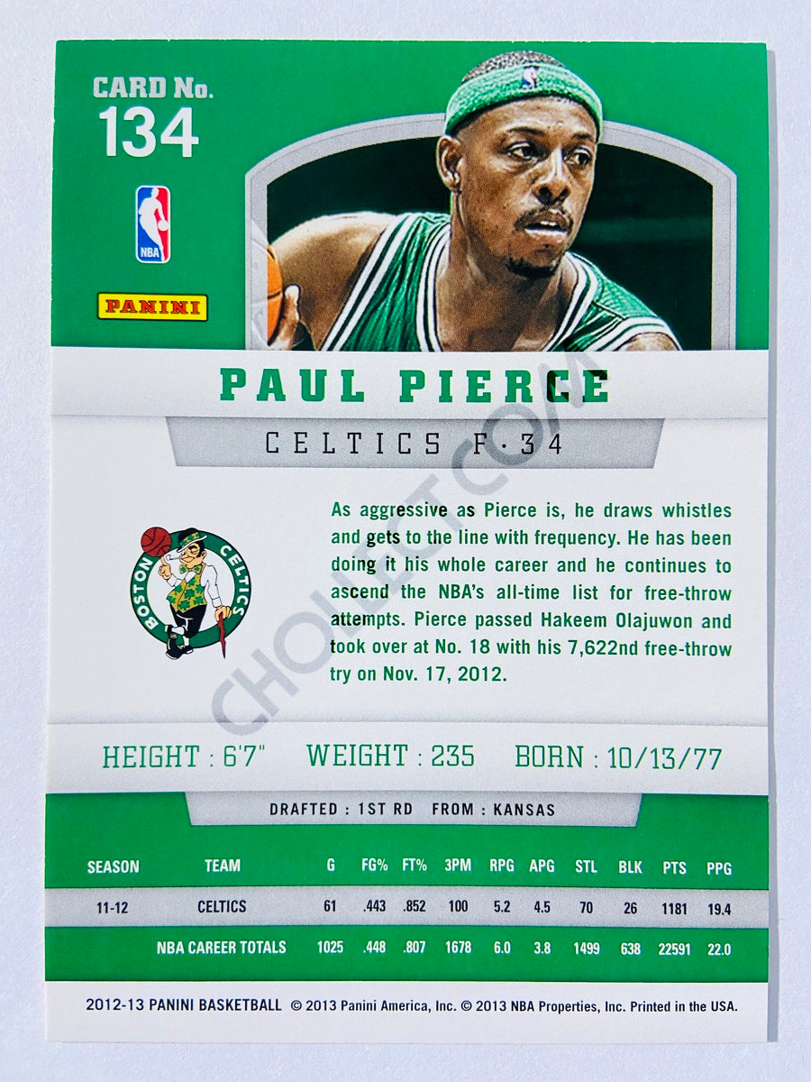 Paul Pierce - Boston Celtics 2012-13 Panini Panini #134