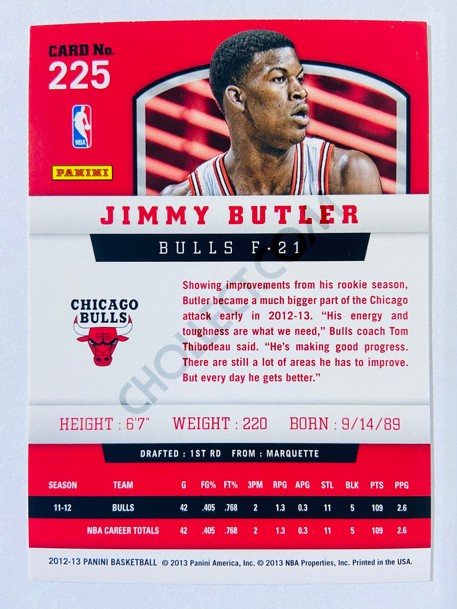 Jimmy Butler - Chicago Bulls 2012-13 Panini Panini Rookie Card #225