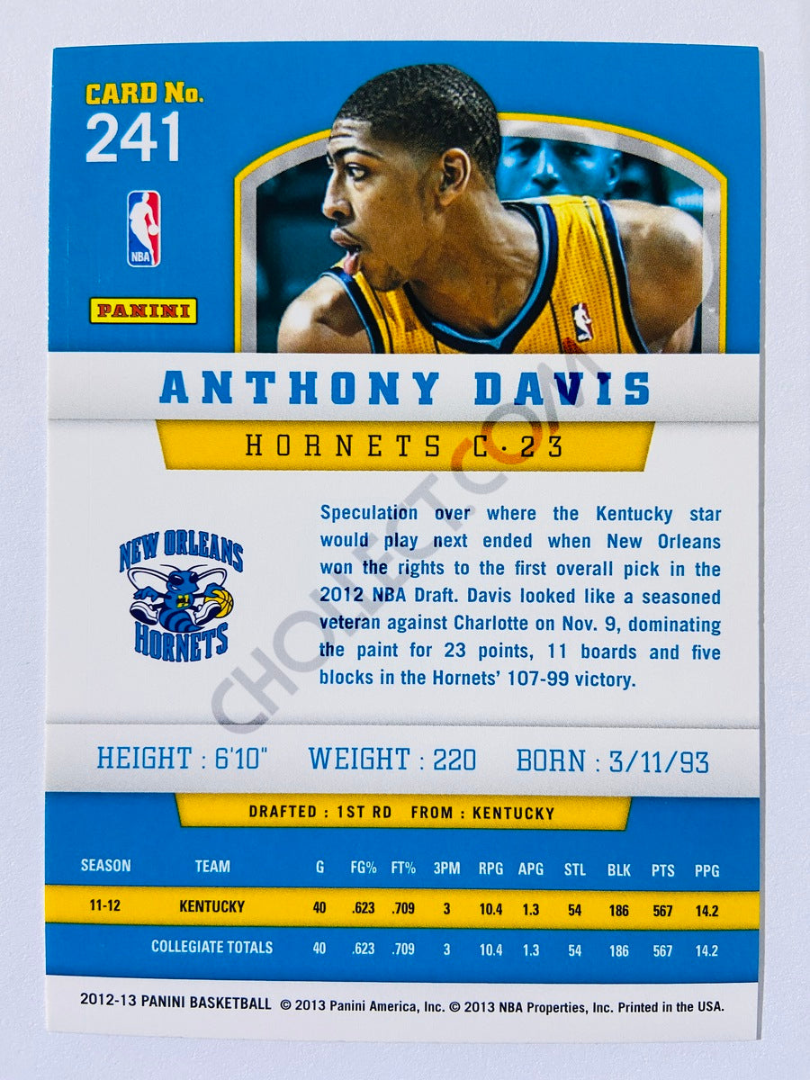 Anthony Davis - New Orleans Hornets 2012-13 Panini Panini Rookie #241