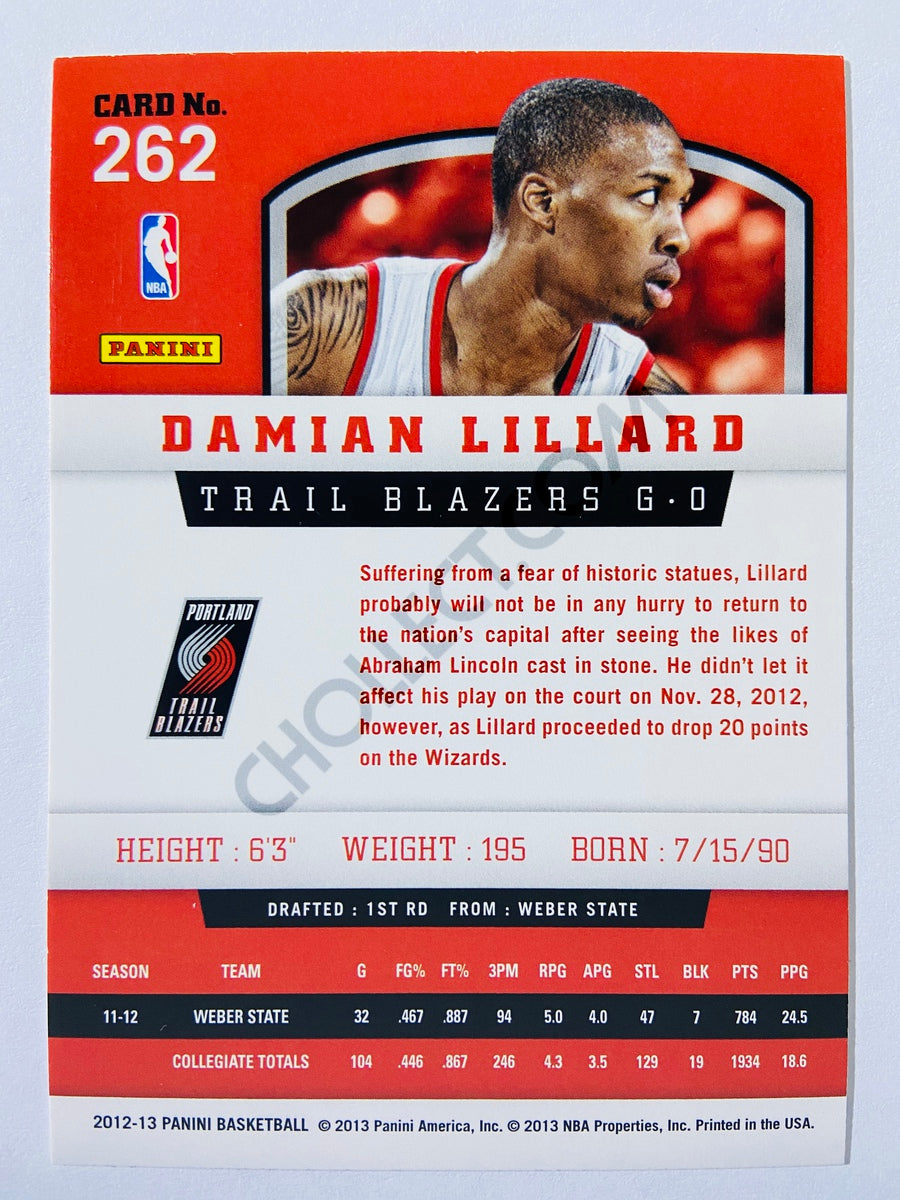 Damian Lillard - Portland Trail Blazers 2012-13 Panini Panini Rookie #262