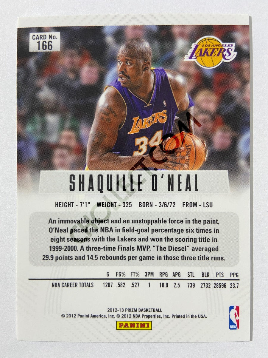 Shaquille O'Neal – Los Angeles Lakers 2012-13 Panini Prizm #166